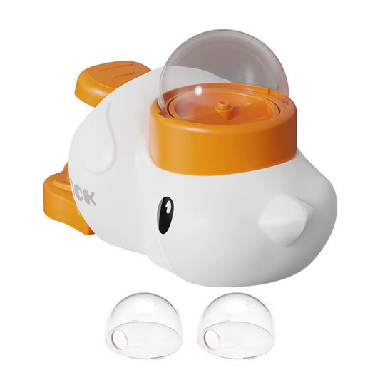 Duck-Shaped Dog Food Puzzle Feeder Dog Slow Feeder Puzzle Toy with Capacity Easy Bpa Free Cartoon Duck Shaped Treat Dispenser
