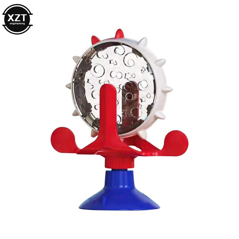 360° Interactive Treat Container | Rotating Slow Feeder Toy for Small Dogs & Cats