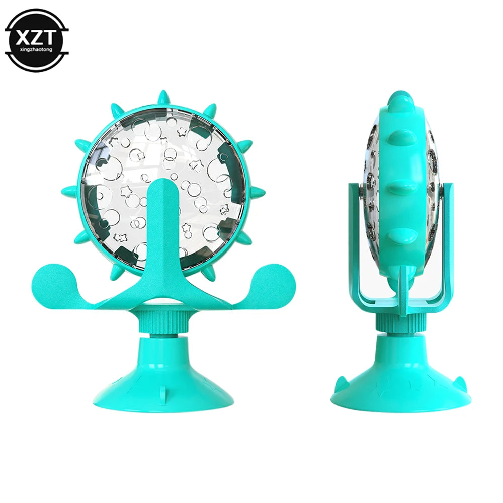 360° Interactive Treat Container | Rotating Slow Feeder Toy for Small Dogs & Cats