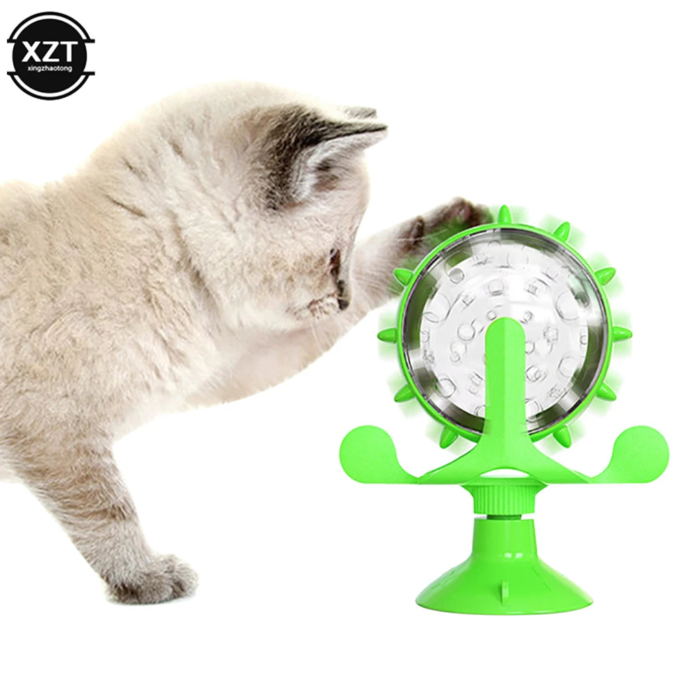 360° Interactive Treat Container | Rotating Slow Feeder Toy for Small Dogs & Cats